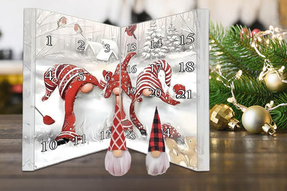 Christmas Gnomes Advent Calendar 2025 24-day Countdown Calendar Dwarf Ornaments-12 Gnome