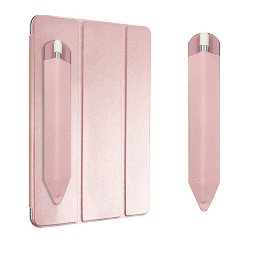 2Pcs Stylus Holder Adhesive Pen Sleeve for Apple Pencil Capacitive Pen-Pink