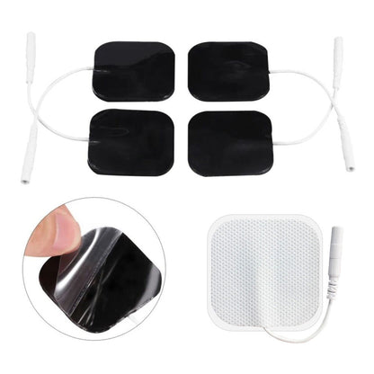 12Pcs 5 x 5cm Replacement Electrode Pads Self-Adhesive Massage Pads for TENS Machine