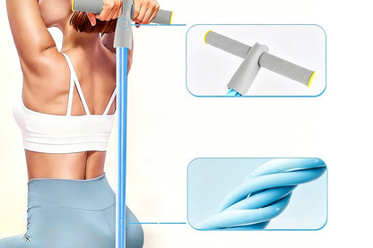 6 Tube Pedal Resistance Band - Blue