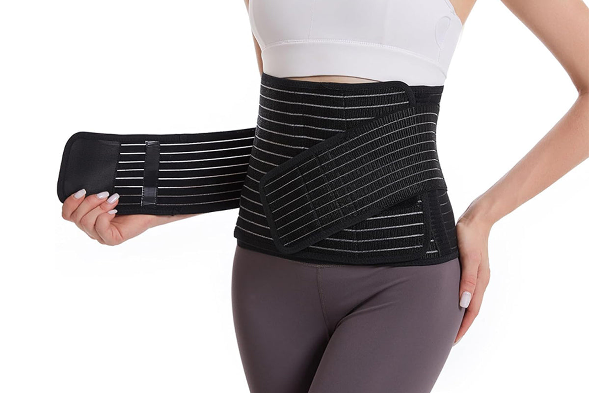 Bamboo Charcoal Fiber Belly Band - Black