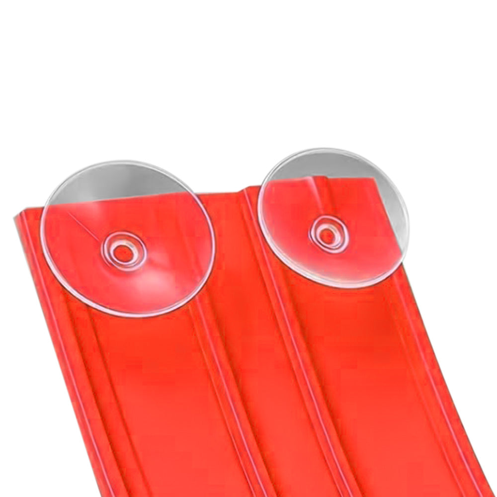 5-Meter Flexible Race Car Track with Base and 360-Degree Rotating Cars for Home Play Red