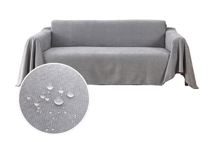 Anti Scratch Sofa Cover Anti Cat Scratch Water Resistant Sofa Towel -Grey