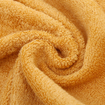 3Pcs Quick Absorbent Towels Soft Bamboo Fiber Home Bath Towel Washcloth Hand Towels Yellow