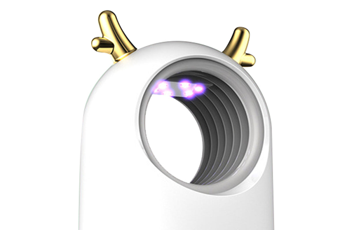 Bug Zapper Outdoor And Indoor USB Rechargeable Mosquito And Fly Killer Lamp-White