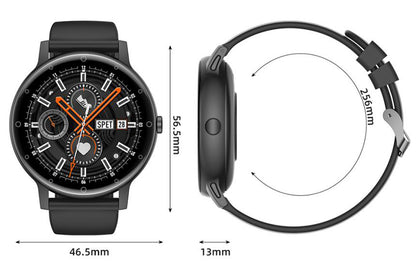 Smart Watches for Men Bluetooth Call Military Smart Watch with Heart Rate Sleep Monitor-Black