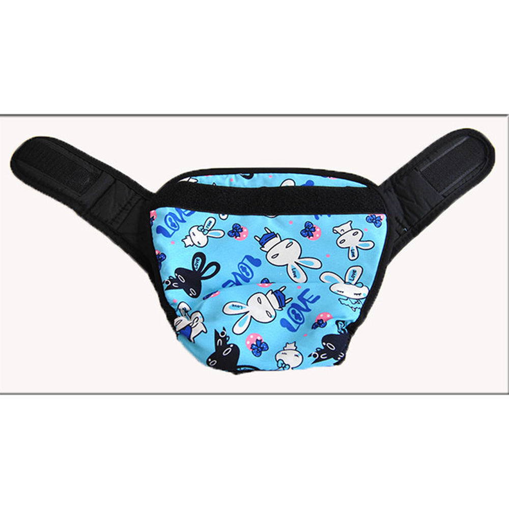 Reusable Dog Diapers Cotton Washable Doggie Diapers-Blue