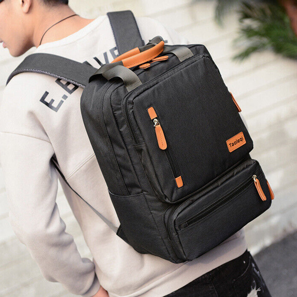 Laptop Backpack Shoulder Bag for Travel School Business Work School Black