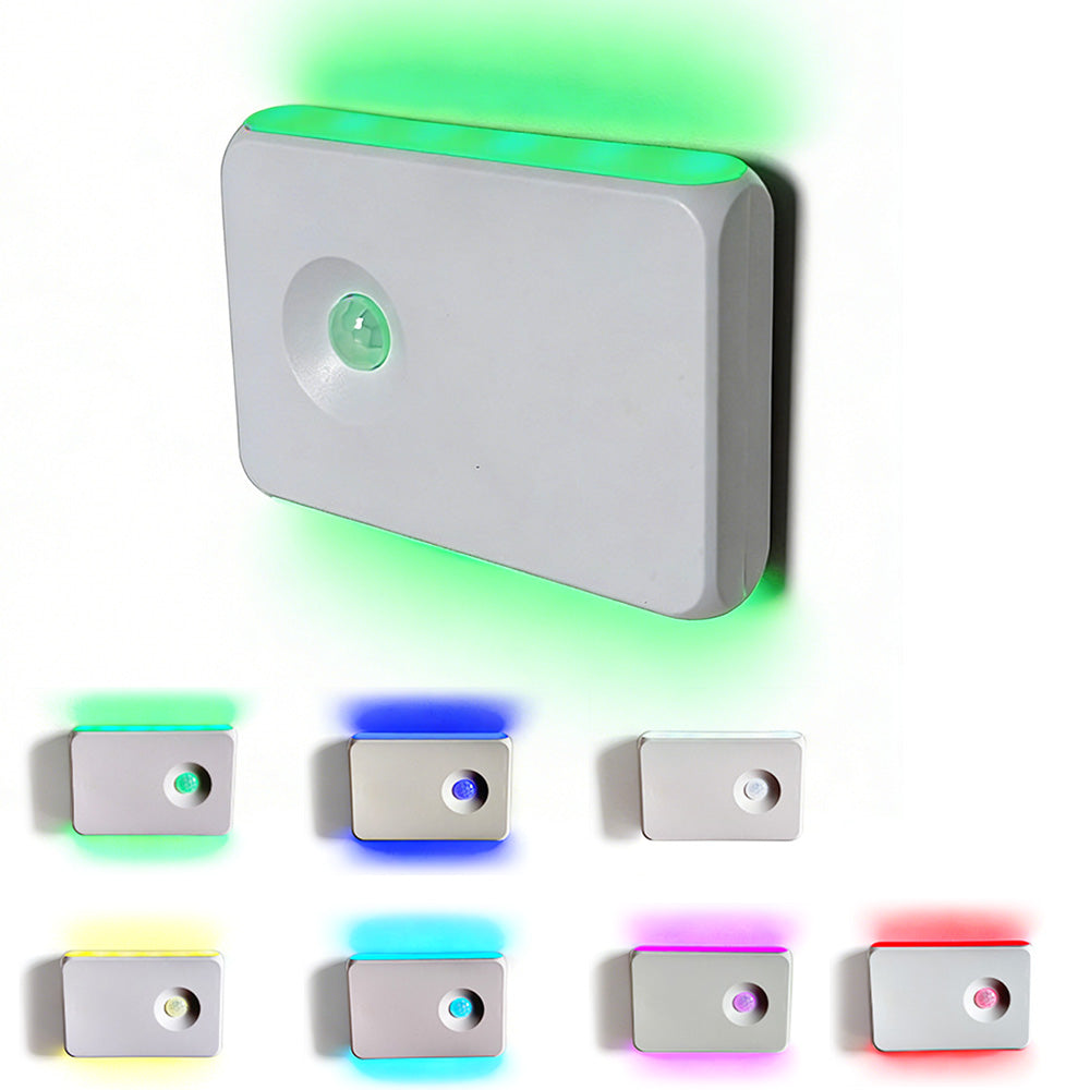4Pcs Motion Sensor Night Light Stair Lights Indoor for Hallway Stairway-RGB