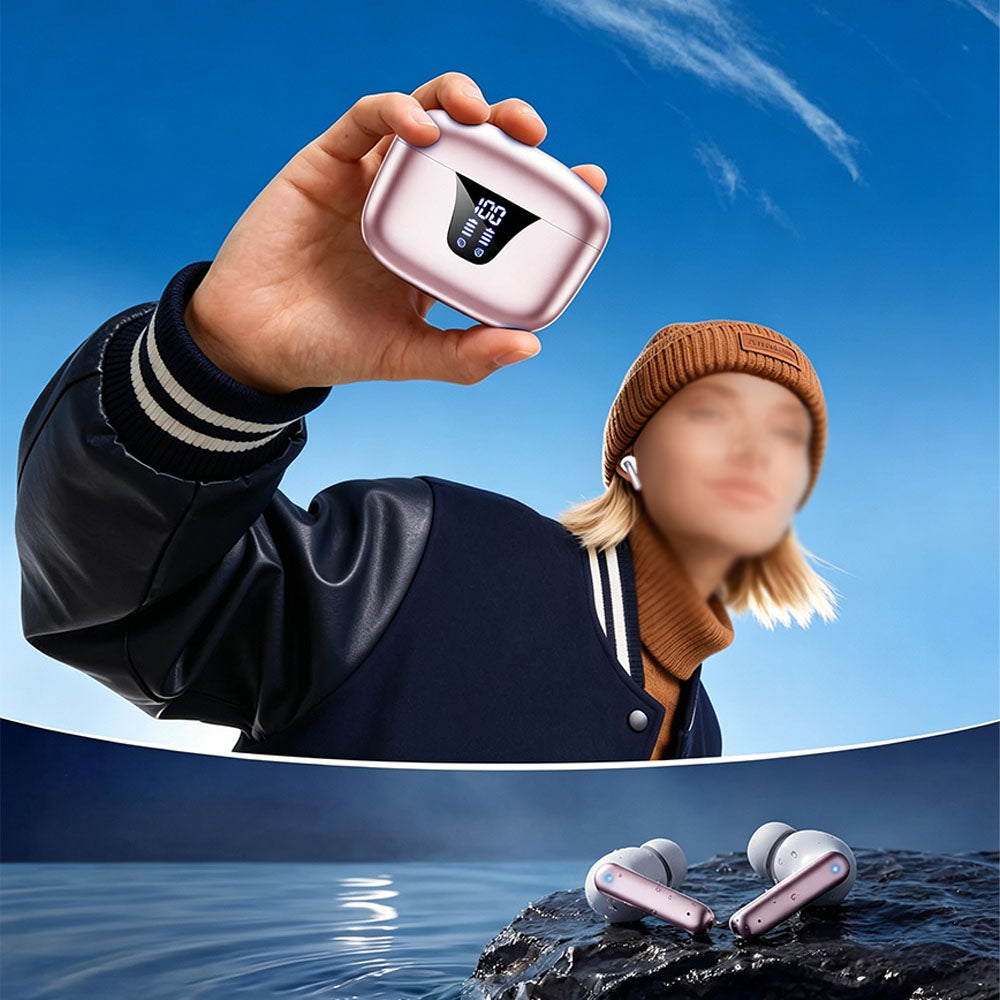 Wireless Bluetooth Earbuds Bluetooth Headphones - Pink