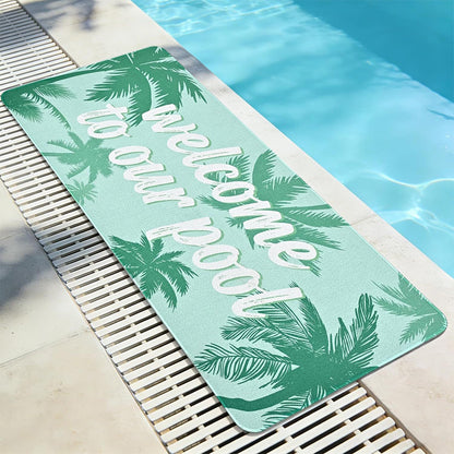 Summer Pool Floor Mat Non Slip Diatomite Mat for Outdoor Patio Beach-Style3