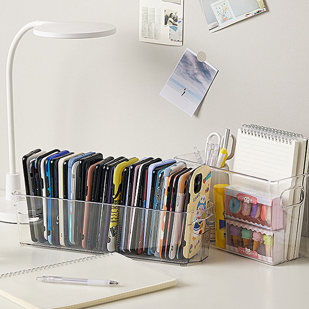 Set of 2Pcs Storage Box Refrigerator Food Storage Container Fridge Organizer with Handle