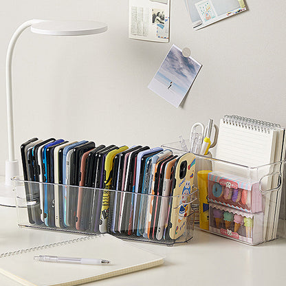 Set of 2Pcs Storage Box Refrigerator Food Storage Container Fridge Organizer with Handle