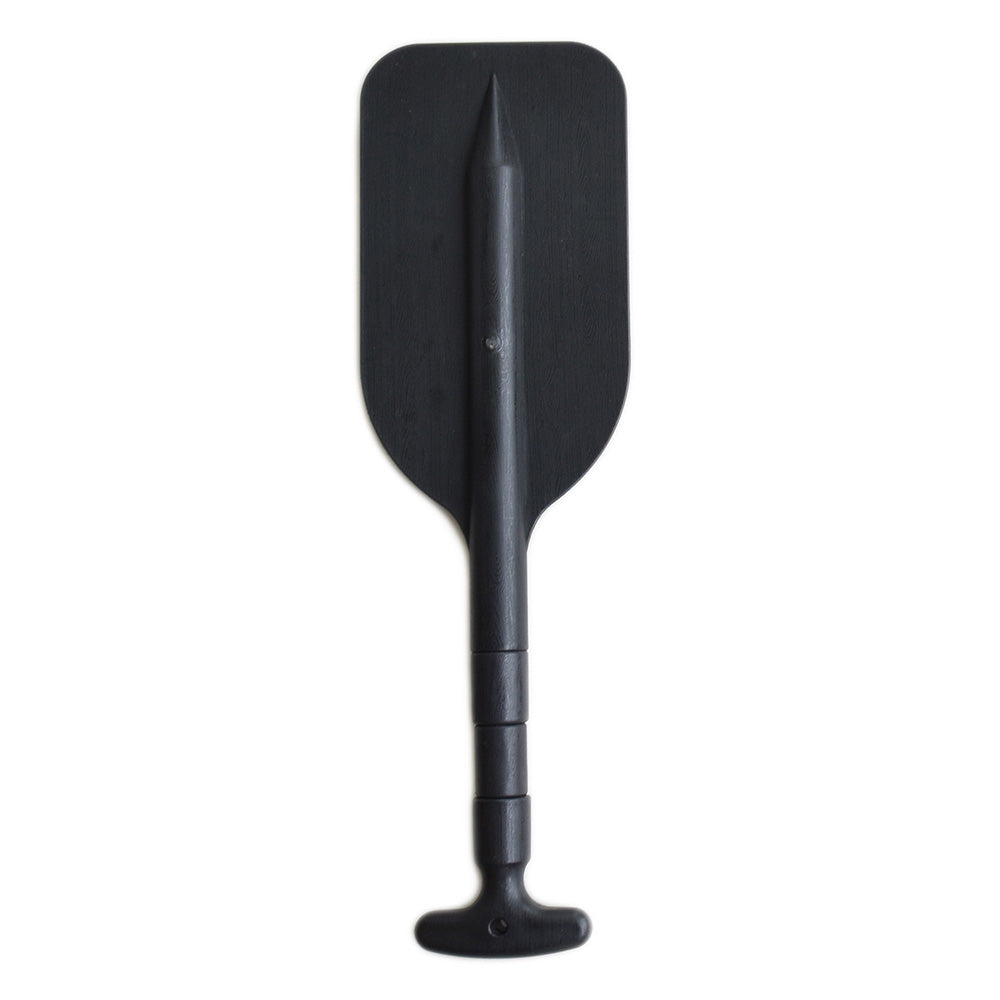 Telescoping Boat Paddle Portable Aluminium Shaft for Kayaing Boating Canoeing River Tubing Black