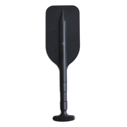 Telescoping Boat Paddle Portable Aluminium Shaft for Kayaing Boating Canoeing River Tubing Black