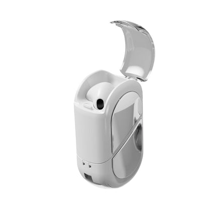Wireless Bluetooth Earphones with Heart-Shaped Case White