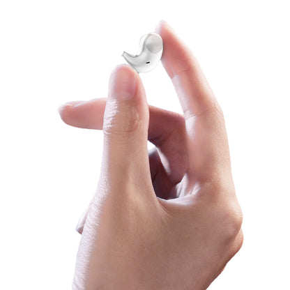 Invisible Wireless Earbuds with Bluetooth 5.3 Headphones for Sports Fitness Workout White