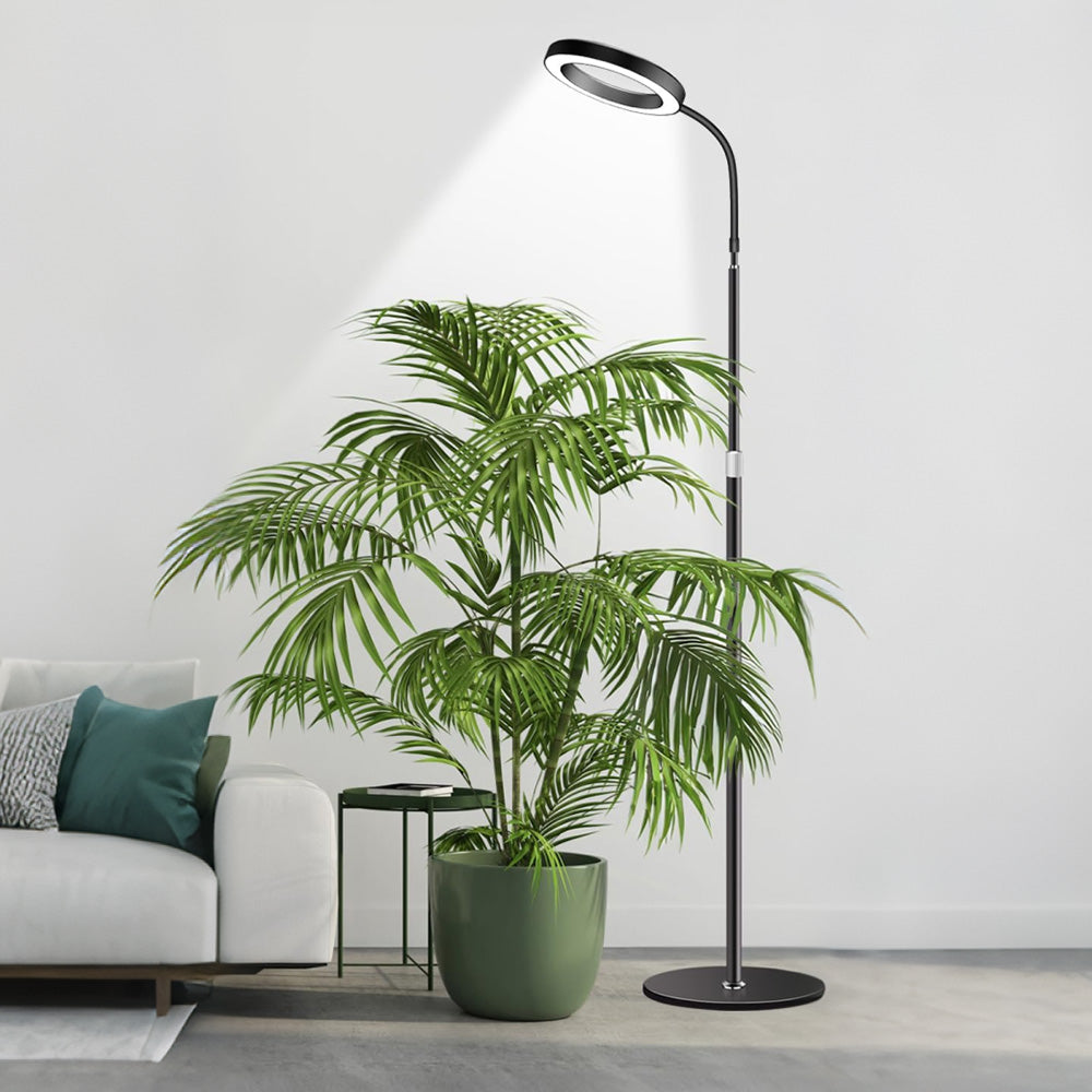 Floor Plant Grow Light Full Spectrum Tripod Stand with Timer 10 Brightness-Black