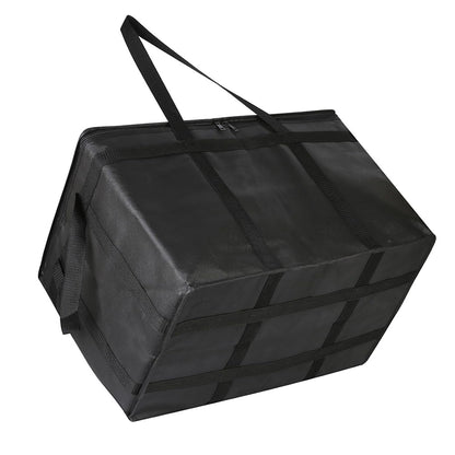 Insulated Bags Food Delivery Pizza Delivery Bags for Grocery Shopping Catering-Black