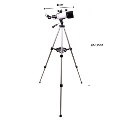 Astronomical Telescope with High Tripod Zenith Mirror and Phone Holder for Beginner