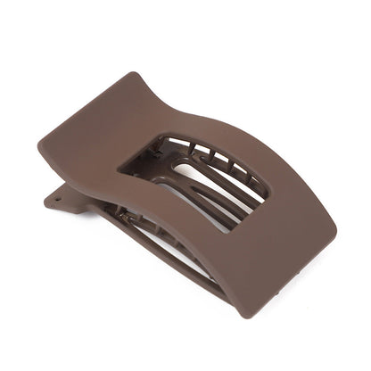 4PCS Large Flat Hair Clips Rectangle No-Slip Claw Clips for Women Style 2