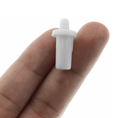 20 Pieces Plastic Spring Pivot Pins for Plantation Shutters - White