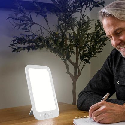 3-Color UV-free LED Bright Lamp Touch Control Brightness SAD Light with Timer