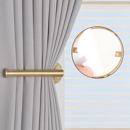 2 Piece Curtain Holdback Hooks and Tissue Roll Holders-Gold