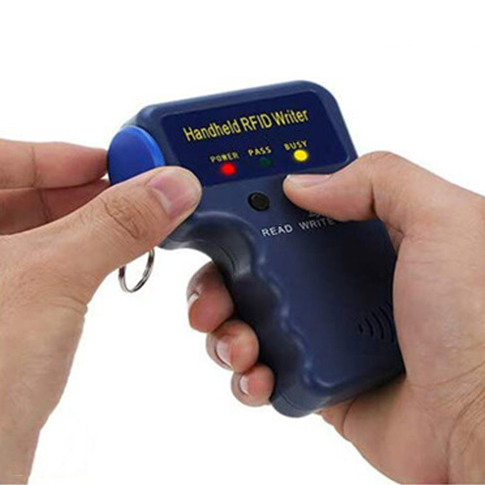 Handheld RFID ID Card Copier Key Reader Writer 125KHz RFID Card Copier Duplicator with 5 Blank Cards for T5577