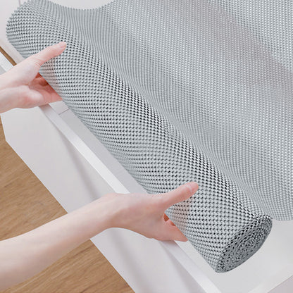 Non-Adhesive Drawer and Shelf Liner for Cabinet Wardrobe -Grey