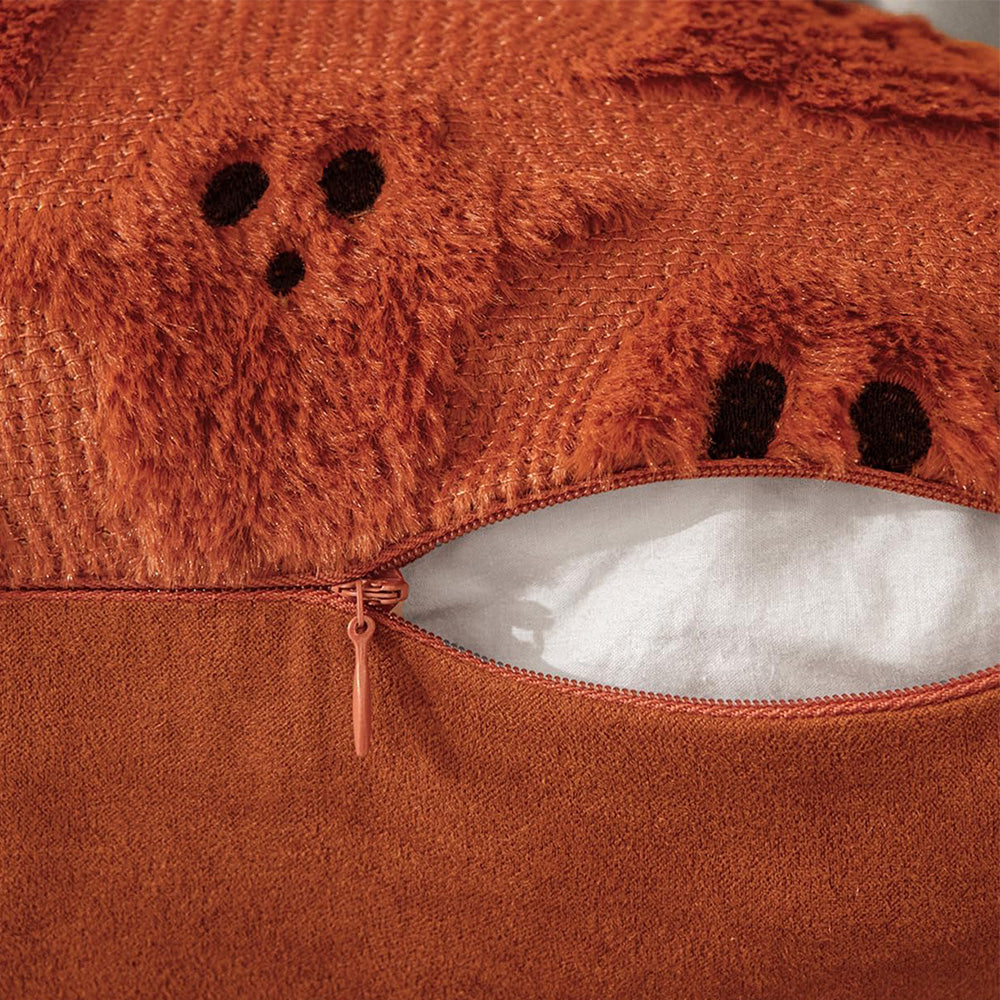 Cute Halloween Ghost Pillow Cover for Living Room - Orange