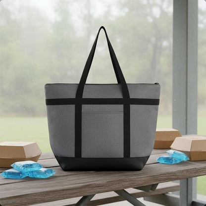 Insulated Lunch Bag Large 39L Thermal Cooler Tote-Grey