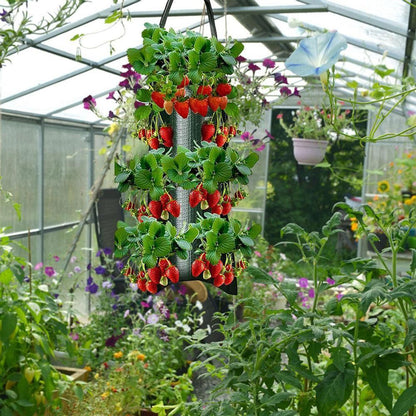 Breathable Hanging Planting Bag Vertical Garden Plant Growth Bag for Strawberry