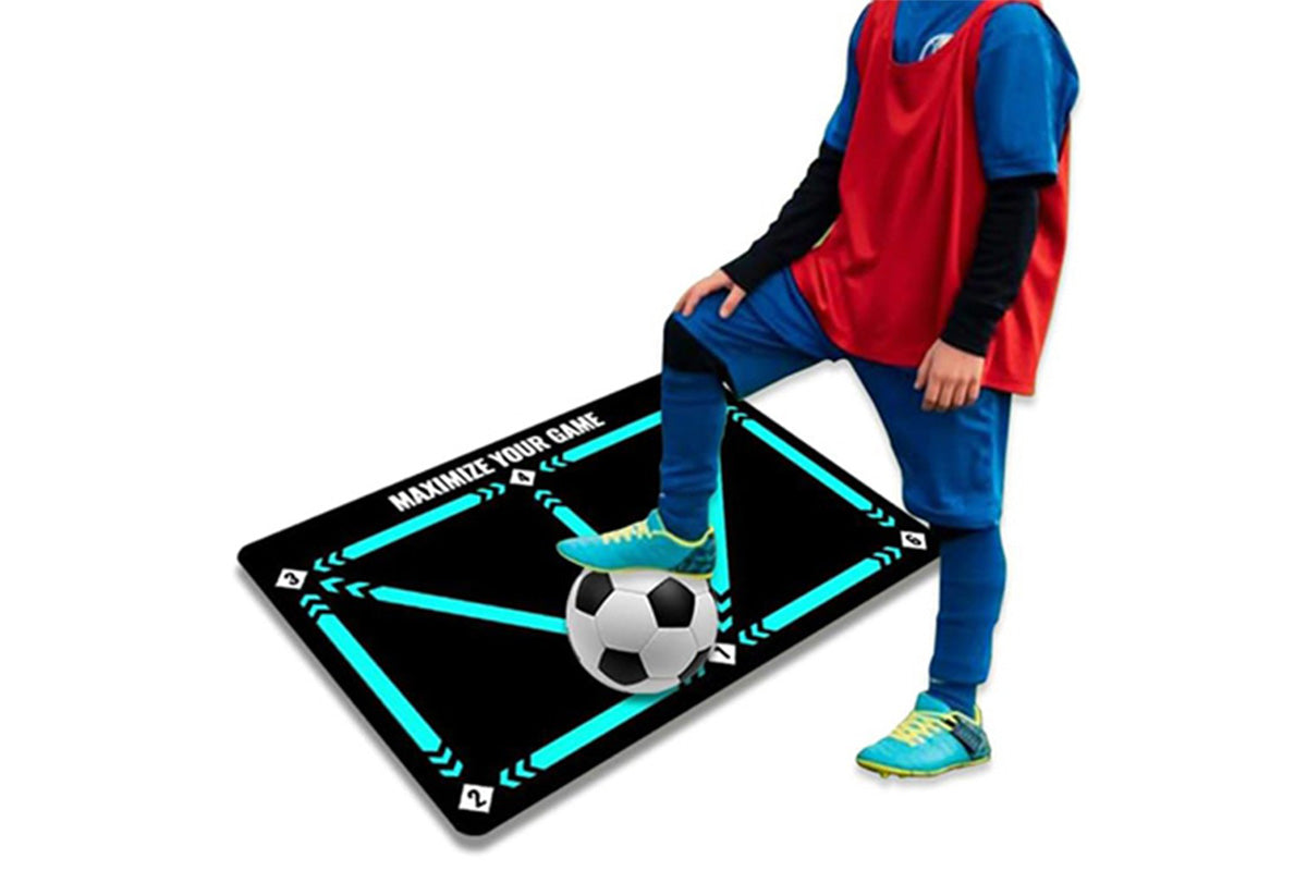 2 in 1 Kids Soccer Pop Up Goal Net Targets Soccer Goal Net Training Football Goal-Soccer Goal+ training mat + training belt