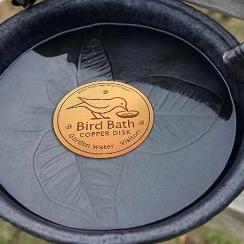 Copper Bird Bath Cleaning Disc -Round Shape