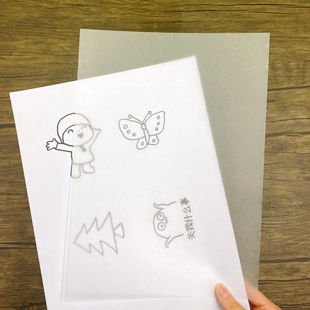 10Pcs DIY Heat Shrink Plastic Sheet Paper Heat Shrinkable Shrink Paper Film-Heat Shrink Plastic Sheet