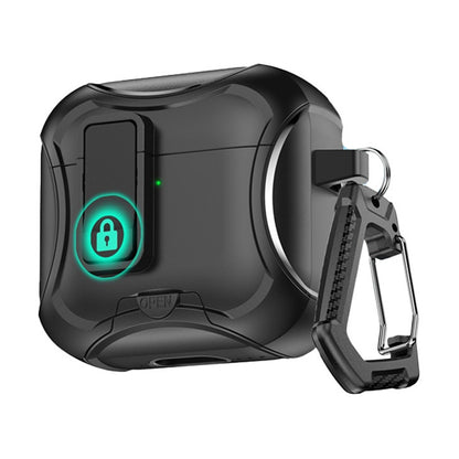 Protective Case For AirPods With Stand Support MagSafe Wireless Charging-Black