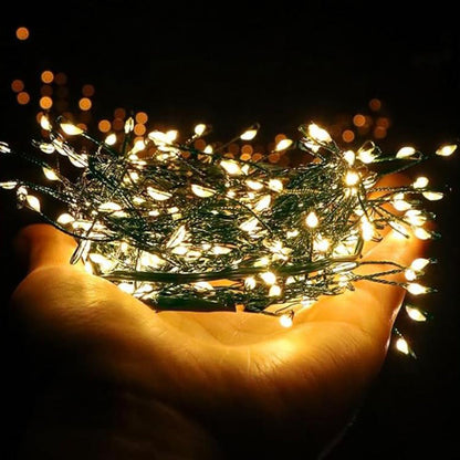 3M 100LEDs Battery Operated Christmas Fairy Light 8 Modes and Timer Light String