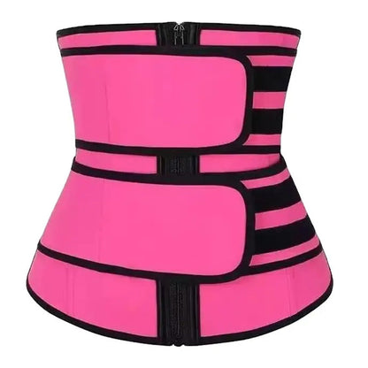 Sweat Waist Trainer for Women ¨C Sauna Sweat Belt Slim Body Shaper Corset Magenta