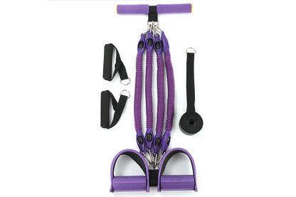 4 Tubes 4-in-1 Resistance Band Pedal Puller
