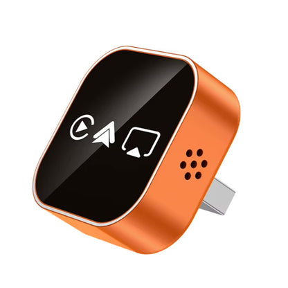 4 in 1 Screen Mirroring Wireless CarPlay Adapter for Android Auto - Orange