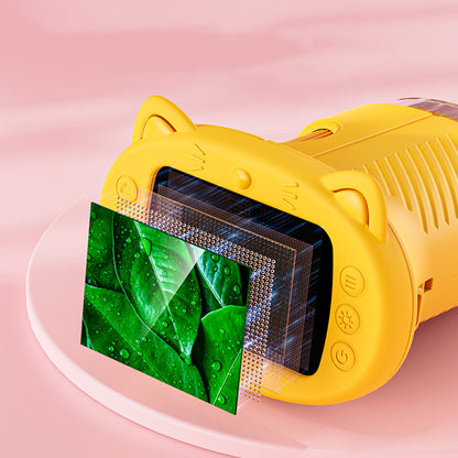 1000X Handheld Microscope 1080P Mini Pocket Digital Microscopes-Yellow