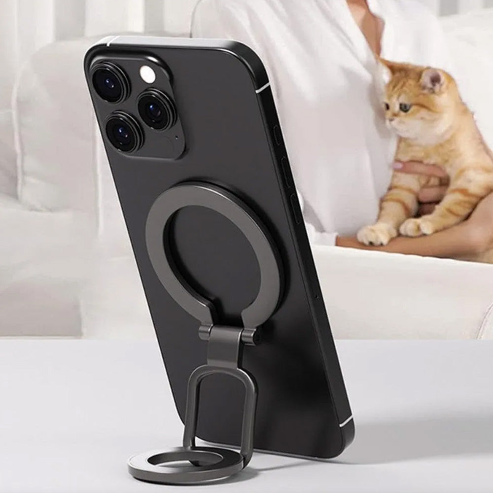 Removable Magnetic Ring Holder & Phone Grip for iPhone 12ââ‚?6 Series Black