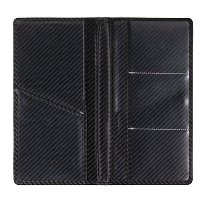 Car Registration and Insurance Card Holder Vehicle License Document Organizer Carbon Fiber Black