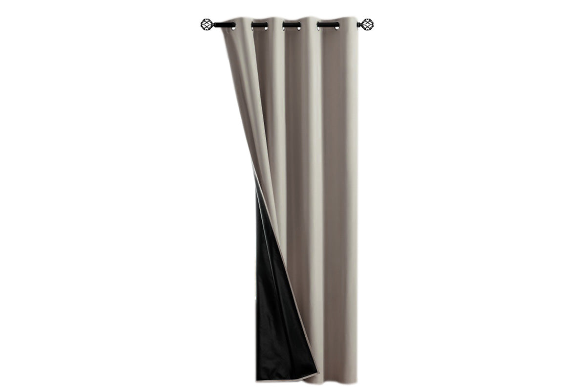 100 Percent Blackout Curtain Panel - Khaki