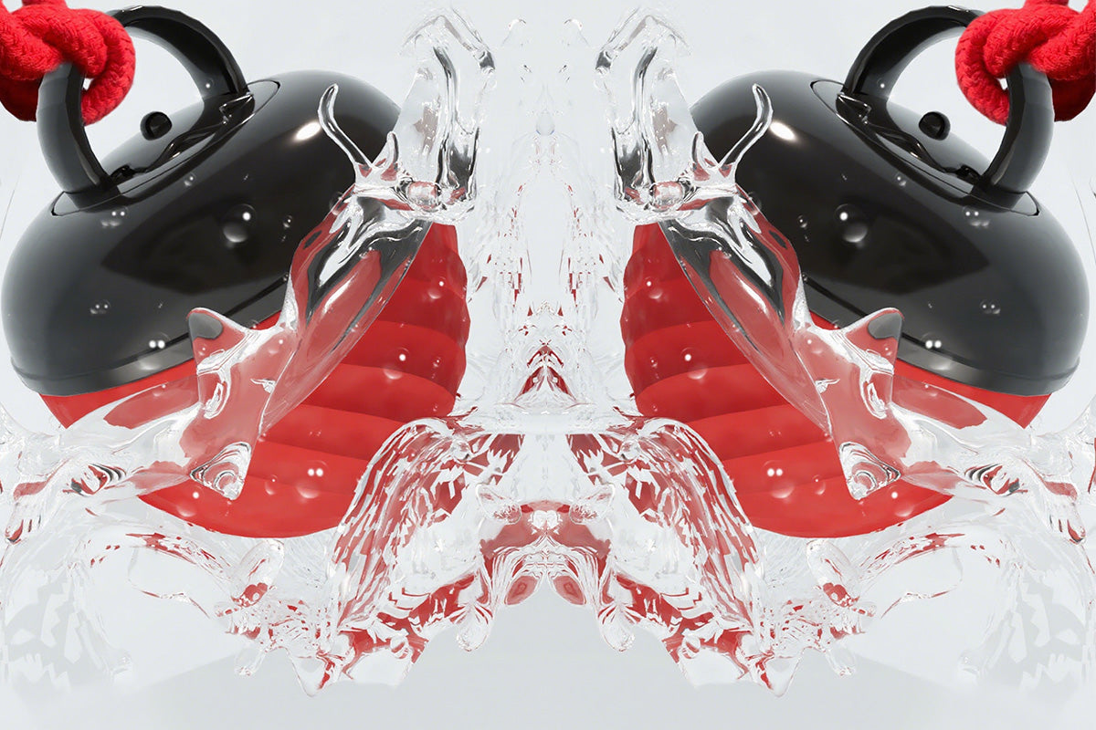 Squeaky Dog Toy Active Rolling Ball Interactive Dog Toys Motion Activated-Red