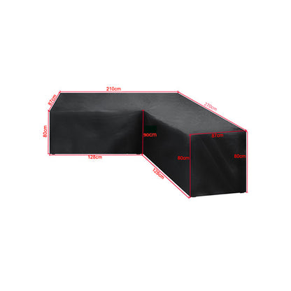 Outdoor Protector Cover for L Shape Corner Sofa Garden Rattan Sofa Cover Furniture Protector