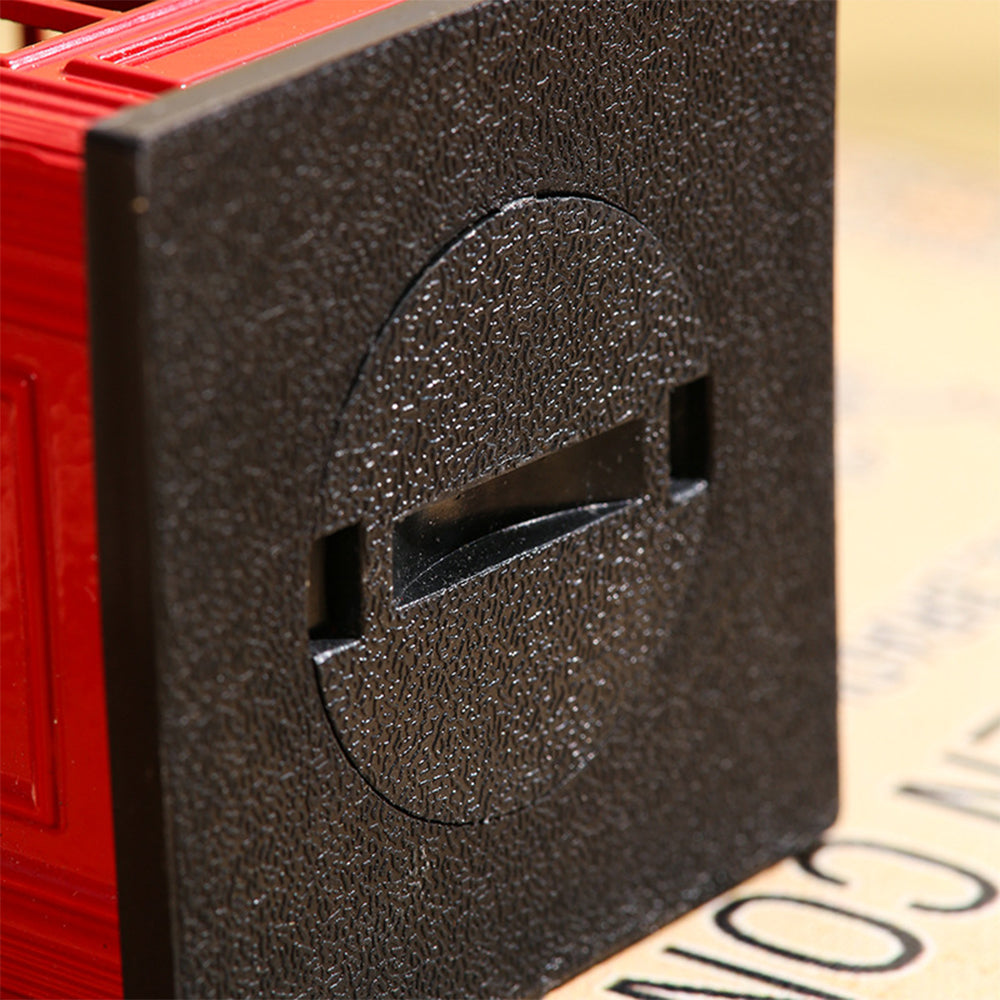 Classic Red Phone Booth Coin Bank Money Box