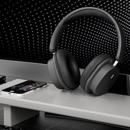 Wireless Bluetooth 5.3 Headphones Earphones HIFI Stereo Over-Ear Headsets-Black