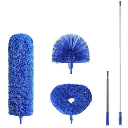4-in-1 Cobweb Duster with Extension Pole Ceiling Fan Duster Kit for Cleaning